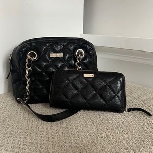 Kate Spade Matching Handbag and Wallet Set